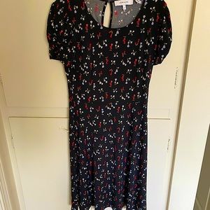 Black Floral Dress